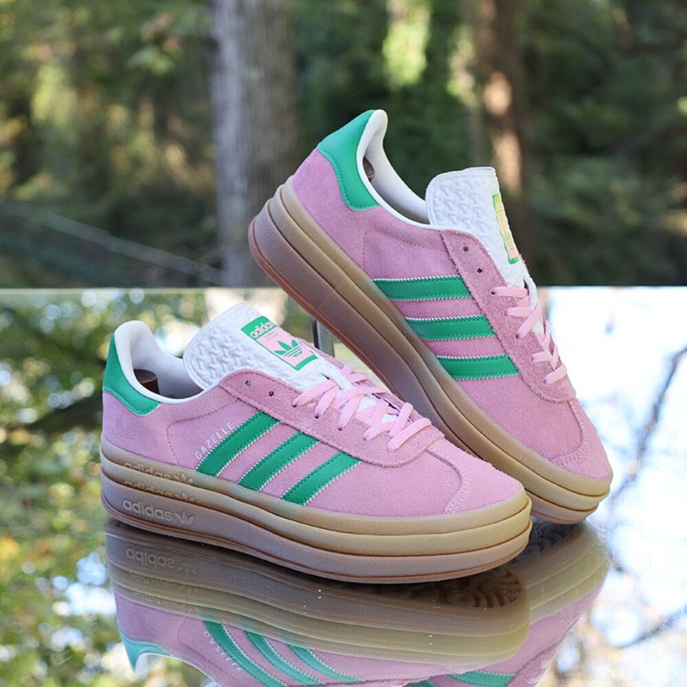 Adidas Gazelle Bold True Pink Green